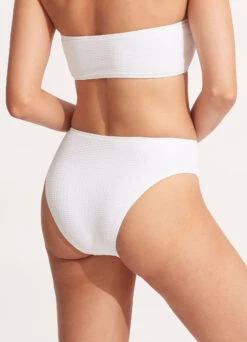 Sea Dive High Rise Pant - White 11 Sea Dive High Rise Pant - White -Fashion Swimwear Store 40609 861 White 5