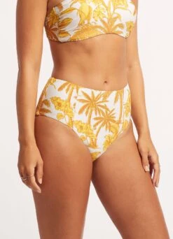 Castaway High Waisted Pant - Tuscan Sunset -Fashion Swimwear Store 40646 980 TuscanSuns 4
