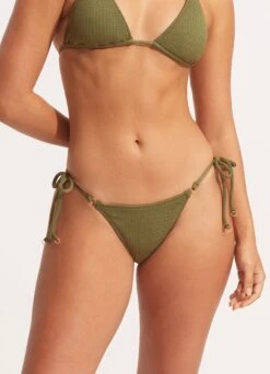Sea Dive Tie Side Rio Pant - Khaki -Fashion Swimwear Store 40651 861 Khaki 4