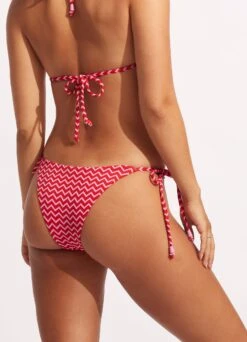 Sienna Tie Side Rio Pant - Chilli Red -Fashion Swimwear Store 40651 976 Chilli 20Red 6