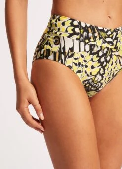 Take Flight High Waisted Pant - Wild Lime -Fashion Swimwear Store 40673 914 Wild 20Lime 7