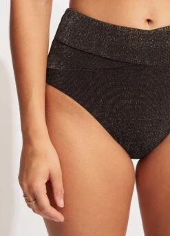 Poolside High Waist Pant - Sepia -Fashion Swimwear Store 40673 959 Sepia 7