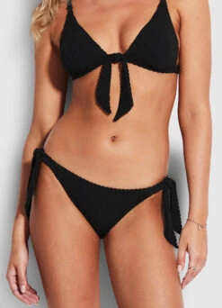 Riviera Hipster Tie Side - Black -Fashion Swimwear Store 40678 929 Black 3