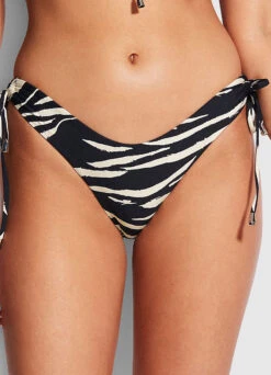 Skin Deep Loop Tie Side Pant - Black 9 Skin Deep Loop Tie Side Pant - Black -Fashion Swimwear Store 40680 940 Black 3