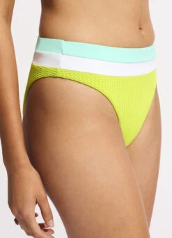 Slice Of Splice High Waisted Bikini Bottom - Lime Burst -Fashion Swimwear Store 40697 990 LimeBurst 7