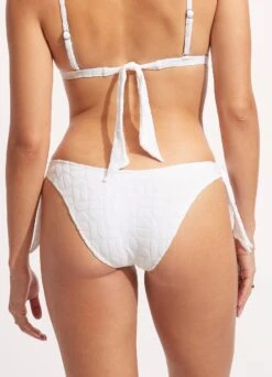 Capri High Cut Pant - White -Fashion Swimwear Store 40702 987 White 5