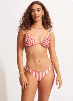 Cabana Tie Side Rio Pant - Sunkissed Coral -Fashion Swimwear Store 40713 001 SunKisdCrl 4