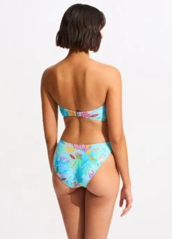 Under The Sea High Leg Bikini Bottom - Blue Mist -Fashion Swimwear Store 40726 061 Blue 20Mist 6