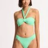 Seafolly Collective High Leg Ruched Side Bikini Bottom - Mint -Fashion Swimwear Store 40726 942 Mint 3