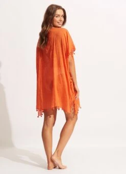 Amnesia Kaftan - Mandarin -Fashion Swimwear Store 52162 Mandarin 5