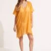 Amnesia Kaftan - Rockmelon -Fashion Swimwear Store 52162 Rockmelon 3