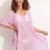 Amnesia Kaftan - Wild Rose -Fashion Swimwear Store 52162 WildRose 1