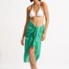 Cotton Gauze Sarong - Jade -Fashion Swimwear Store 52965 SG Jade 3