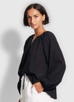 Beach Edit Summer Top - Black -Fashion Swimwear Store 54489 TO Black 3