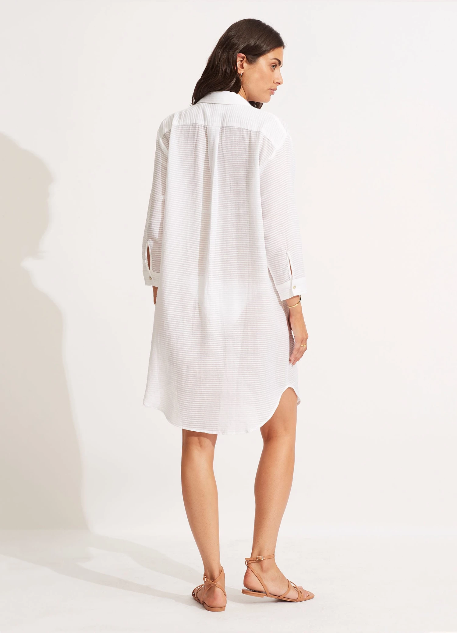 Longshore Cover Up - White 6 Longshore Cover Up - White - Image 4