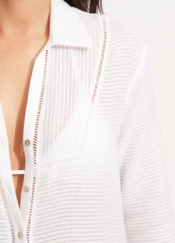 Longshore Cover Up - White 11 Longshore Cover Up - White -Fashion Swimwear Store 54526 CU White 5