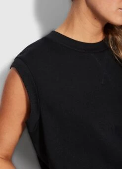 Cotton Tank - Black -Fashion Swimwear Store 54538 TO Black 4