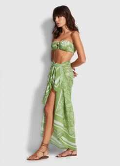 Folklore Pareo - Green Tea -Fashion Swimwear Store 54602 SG Green 20Tea 5