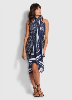 Folklore Pareo - True Navy -Fashion Swimwear Store 54602 SG True 20Navy 4 6945f88c c7b9 44e3 a11c 3d4a70a5f8ad