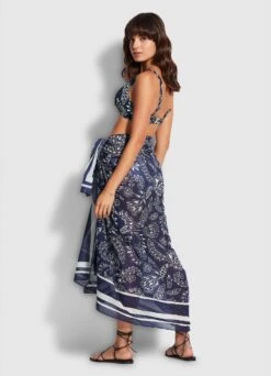 Folklore Pareo - True Navy -Fashion Swimwear Store 54602 SG True 20Navy 6