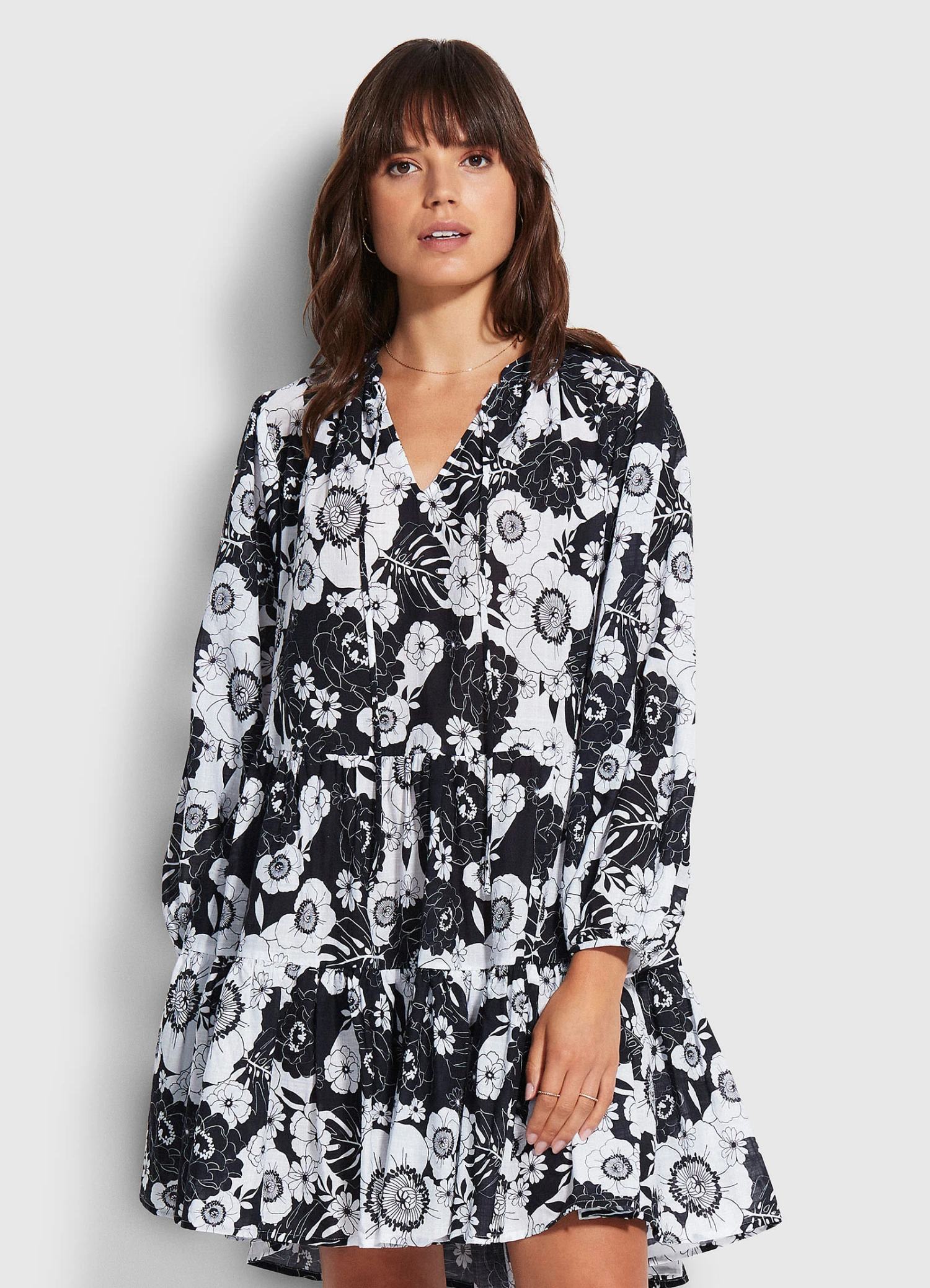 Summer Of Love Tiered Dress - Black 4 Summer Of Love Tiered Dress - Black - Image 2