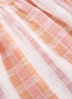 Textured Gingham Maxi Dress - Lilac 13 Textured Gingham Maxi Dress - Lilac -Fashion Swimwear Store 54678 DR Lilac 10