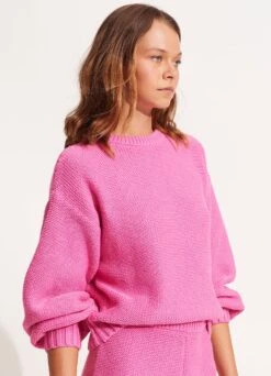 Husk Chunky Knit - Pink -Fashion Swimwear Store 54692 KN Pink 3