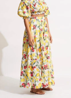 Lemoncello Tiered Skirt - Lemoncello -Fashion Swimwear Store 54708 SK Lemoncello 4