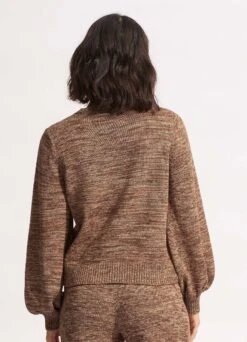 Maple Knit Jumper - Sepia 12 Maple Knit Jumper - Sepia -Fashion Swimwear Store 54727 KN Sepia 5