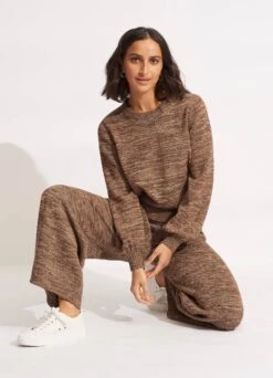 Maple Knit Pant - Sepia