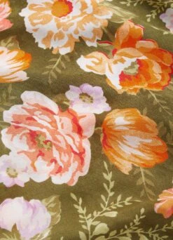 Paradise Garden Scarf Dress - Avocado -Fashion Swimwear Store 54730 DR Avocado 10