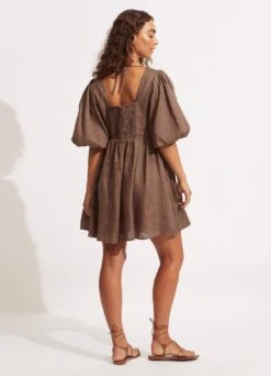 Shoreline Cover Up - Chocolate -Fashion Swimwear Store 54736 CU Chocolate 4