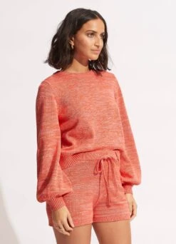 Maple Knit Short - Chintz Pink -Fashion Swimwear Store 54741 KN ChintzPin 3