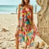 Tropfest Scarf Dress - Aquamarine -Fashion Swimwear Store 54743 DR Aquamarine 1