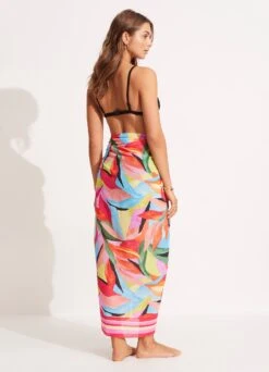 Tropfest Pareo - Aquamarine -Fashion Swimwear Store 54744 SG Aquamarine 4