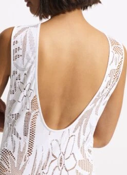 Islands Cover Up - White -Fashion Swimwear Store 54749 CU White 6