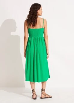 Terry Midi Dress - Green -Fashion Swimwear Store 54791 DR Green 5