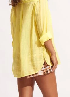 High Tide Linen Short - Copper Tan -Fashion Swimwear Store 54829 SH Copper 20Tan 4