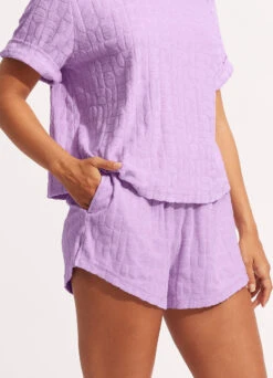 Capri Terry Short - Wild Rose -Fashion Swimwear Store 54839 SH WildRose 3