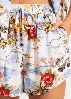 Coast To Coast Resort Short - Powder Blue -Fashion Swimwear Store 54857 SH PowderBlue 7