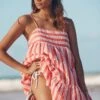 Cabana Mini Dress - Sun Kissed Coral