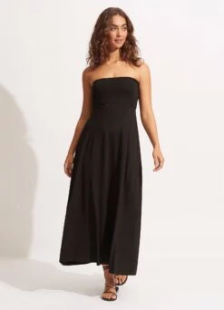Multi Wear Maxi Dress - Black -Fashion Swimwear Store 54869 DR Black 7
