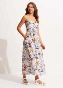 Coast To Coast Midi - Powder Blue -Fashion Swimwear Store 54888 DR PowderBlue 4