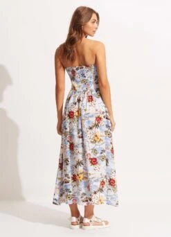 Coast To Coast Midi - Powder Blue -Fashion Swimwear Store 54888 DR PowderBlue 5