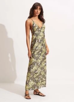Take Flight Slip Dress - Wild Lime 7 Take Flight Slip Dress - Wild Lime -Fashion Swimwear Store 54912 DR Wild 20Lime 4