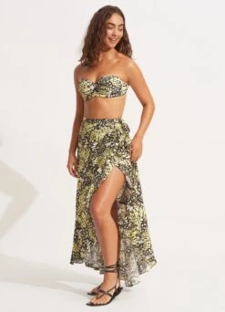 Take Flight Wrap Skirt - Wild Lime 9 Take Flight Wrap Skirt - Wild Lime -Fashion Swimwear Store 54931 SK Wild 20Lime 5