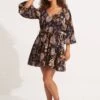 Silk Road Tier Mini Dress - Black -Fashion Swimwear Store 54934 DR Black 3 a08e44b1 ae59 42e3 82ec d5fec48a14f7