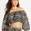 Zanzibar Crop Top - Black -Fashion Swimwear Store 54953 TO Black 4