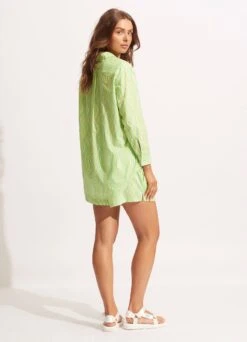 Mod Squad Cover Up - Lime Burst -Fashion Swimwear Store 54962 CU Lime 20Burst 6