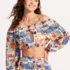 On Vacation Crop Top - Azure -Fashion Swimwear Store 54990 TO Azure 4